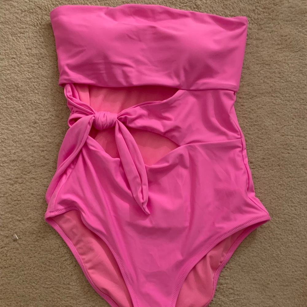Aerie one piece side tie bathing suit